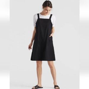 NWT Eileen Fisher Organic Cotton Stretch Poplin Tank K/L Dress. Size S
